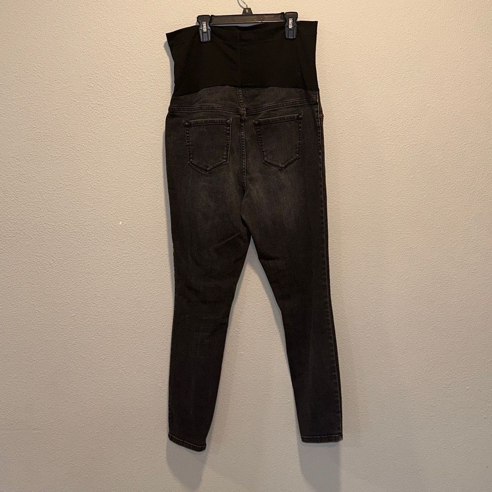 Liz Lange‎ Maternity Jeggings Sz 12 Full Belly Panel - Picture 3 of 7